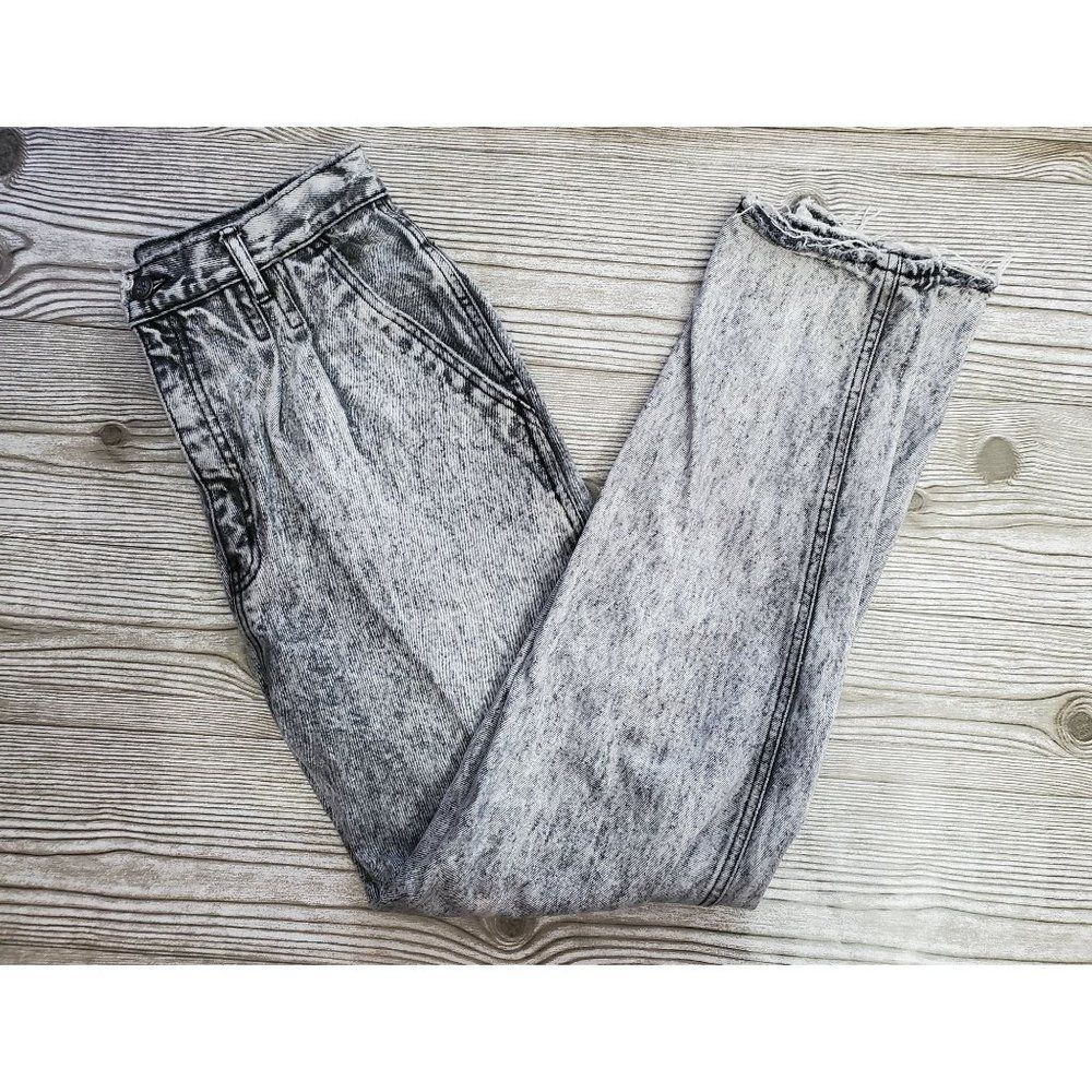𝅺Bill Bass Vintage 1990's High Waisted Acid wash Jeans - 14